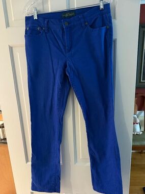 *Ralph Lauren Wms Bright Blue Jeans size 6